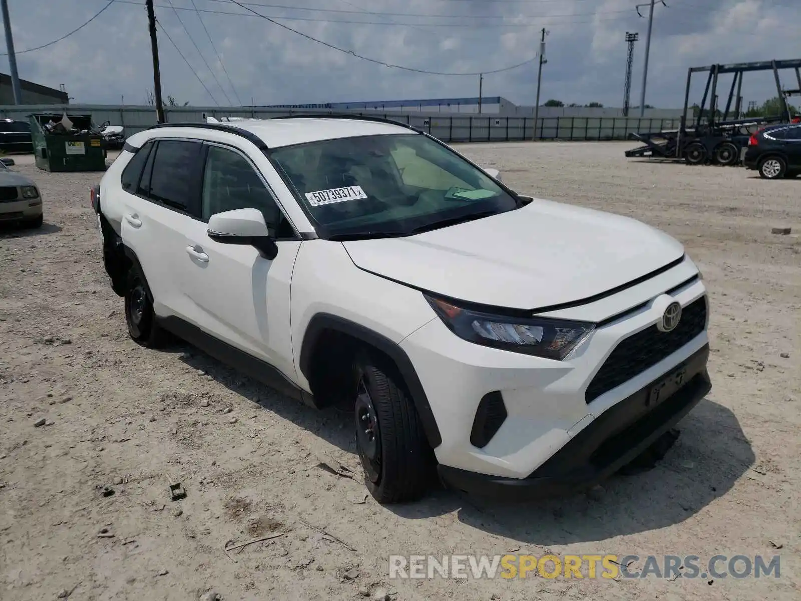 1 Photograph of a damaged car JTMG1RFV2KD019955 TOYOTA RAV4 2019