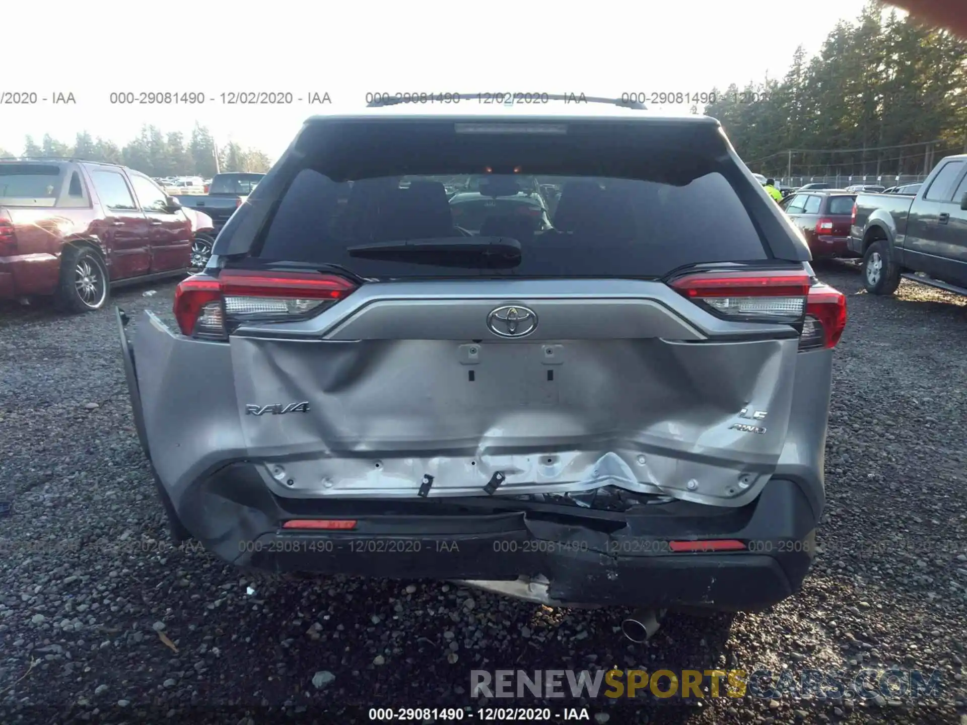 6 Photograph of a damaged car JTMG1RFV2KD500644 TOYOTA RAV4 2019