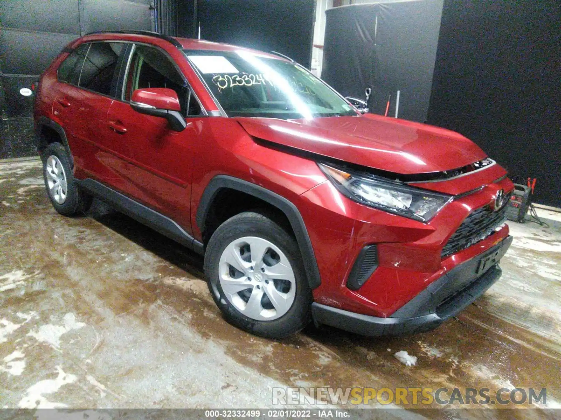 1 Photograph of a damaged car JTMG1RFV2KD507416 TOYOTA RAV4 2019