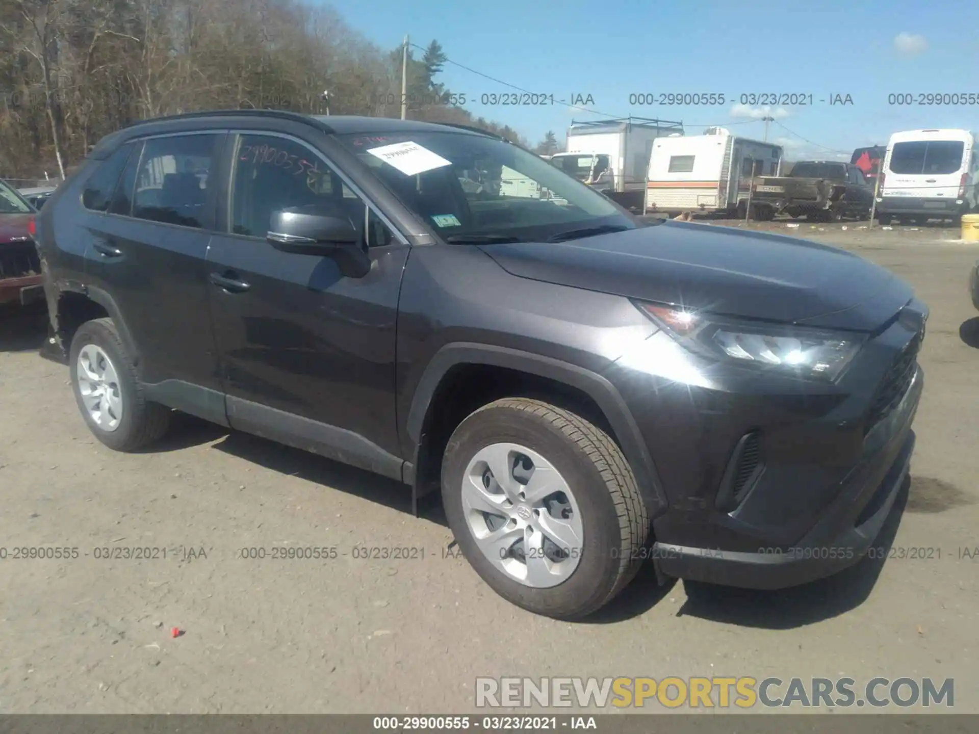 1 Photograph of a damaged car JTMG1RFV2KJ006821 TOYOTA RAV4 2019