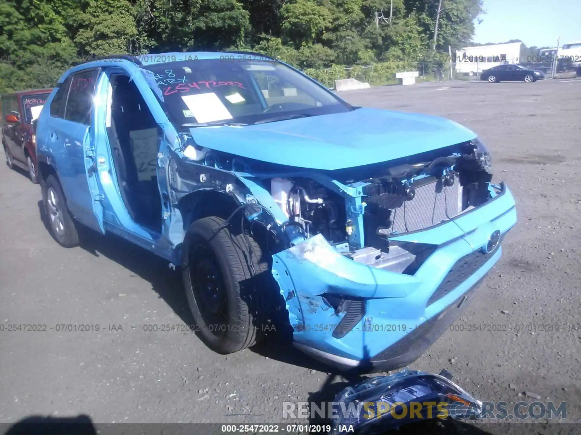 1 Photograph of a damaged car JTMG1RFV2KJ007189 TOYOTA RAV4 2019