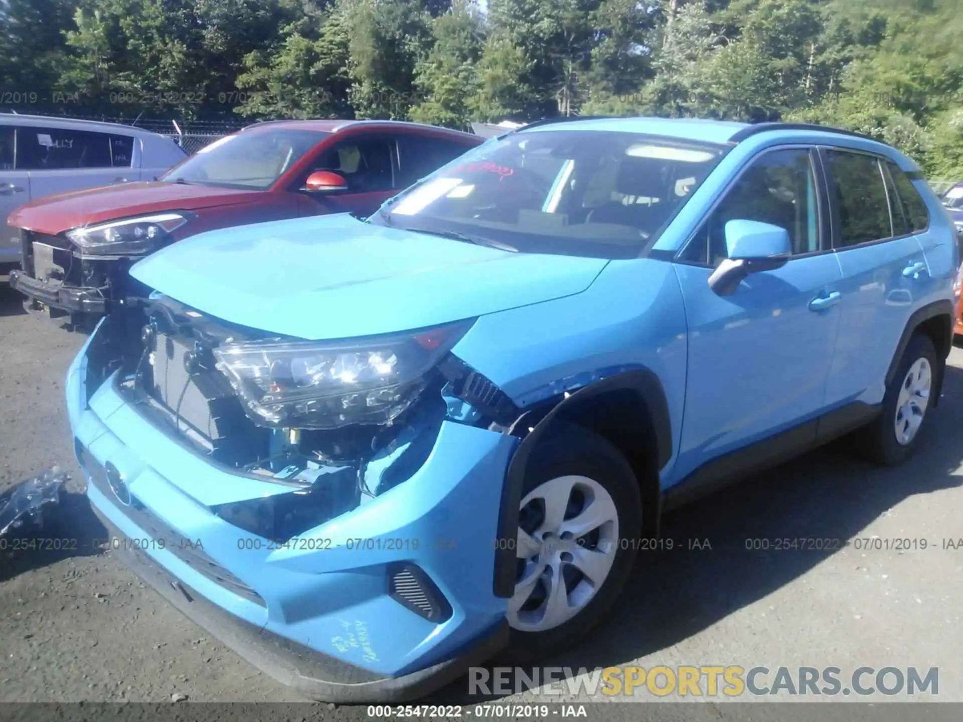 2 Photograph of a damaged car JTMG1RFV2KJ007189 TOYOTA RAV4 2019