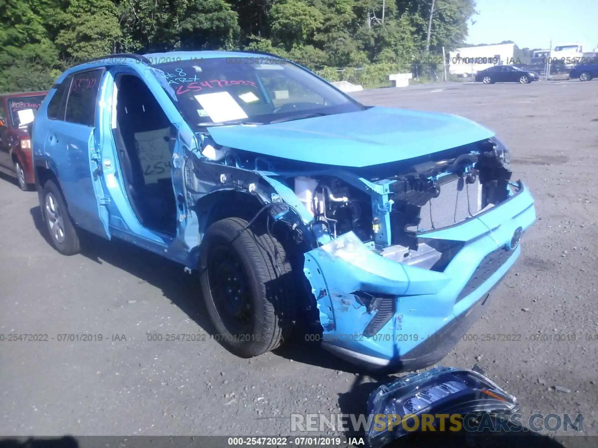 6 Photograph of a damaged car JTMG1RFV2KJ007189 TOYOTA RAV4 2019