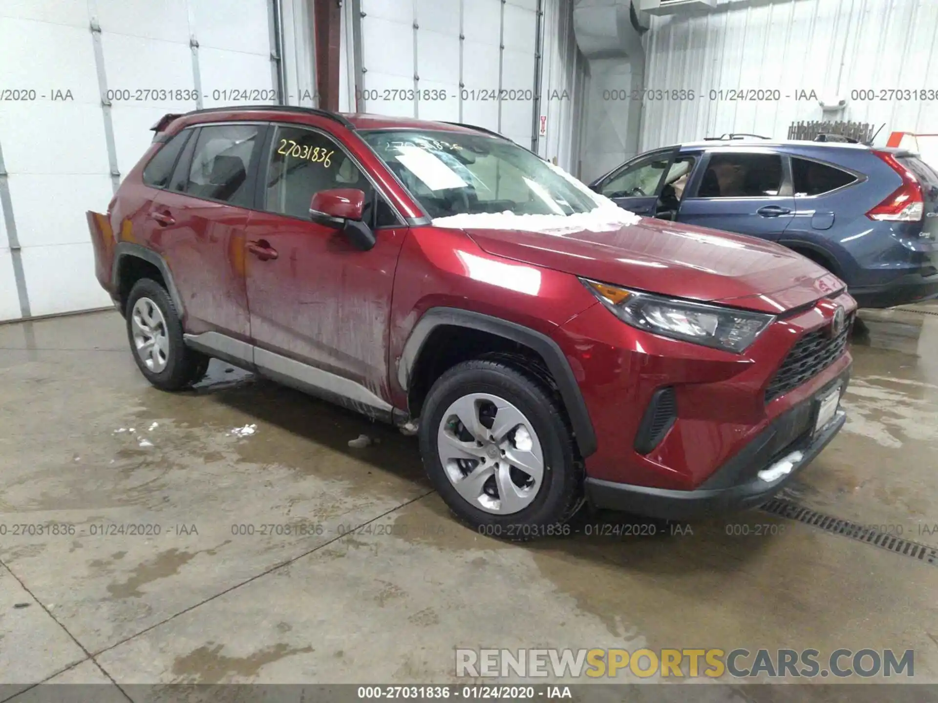 1 Photograph of a damaged car JTMG1RFV2KJ025126 TOYOTA RAV4 2019