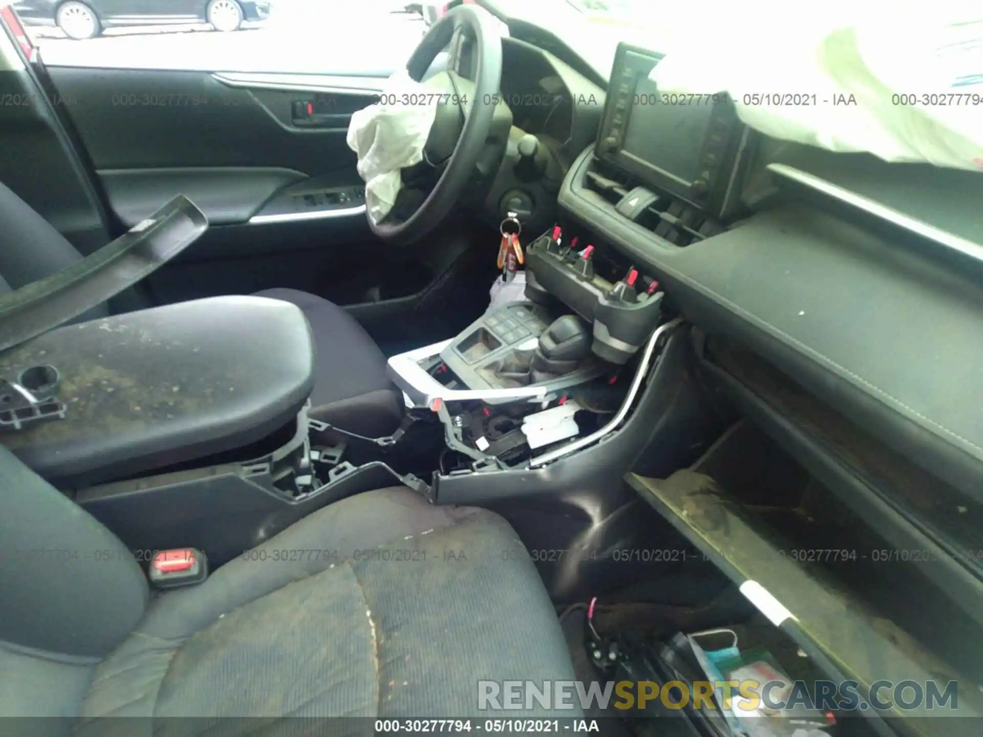 5 Фотография поврежденного автомобиля JTMG1RFV3KD004543 TOYOTA RAV4 2019