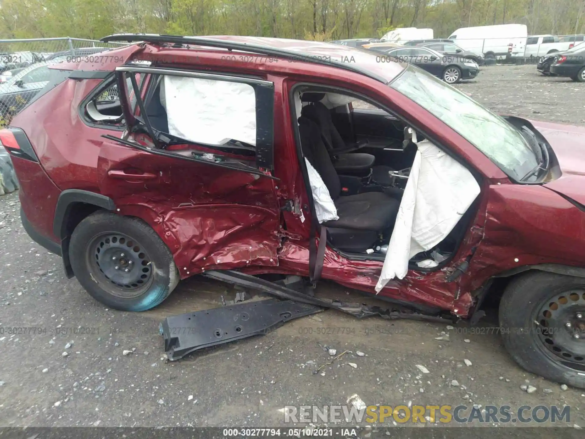6 Photograph of a damaged car JTMG1RFV3KD004543 TOYOTA RAV4 2019