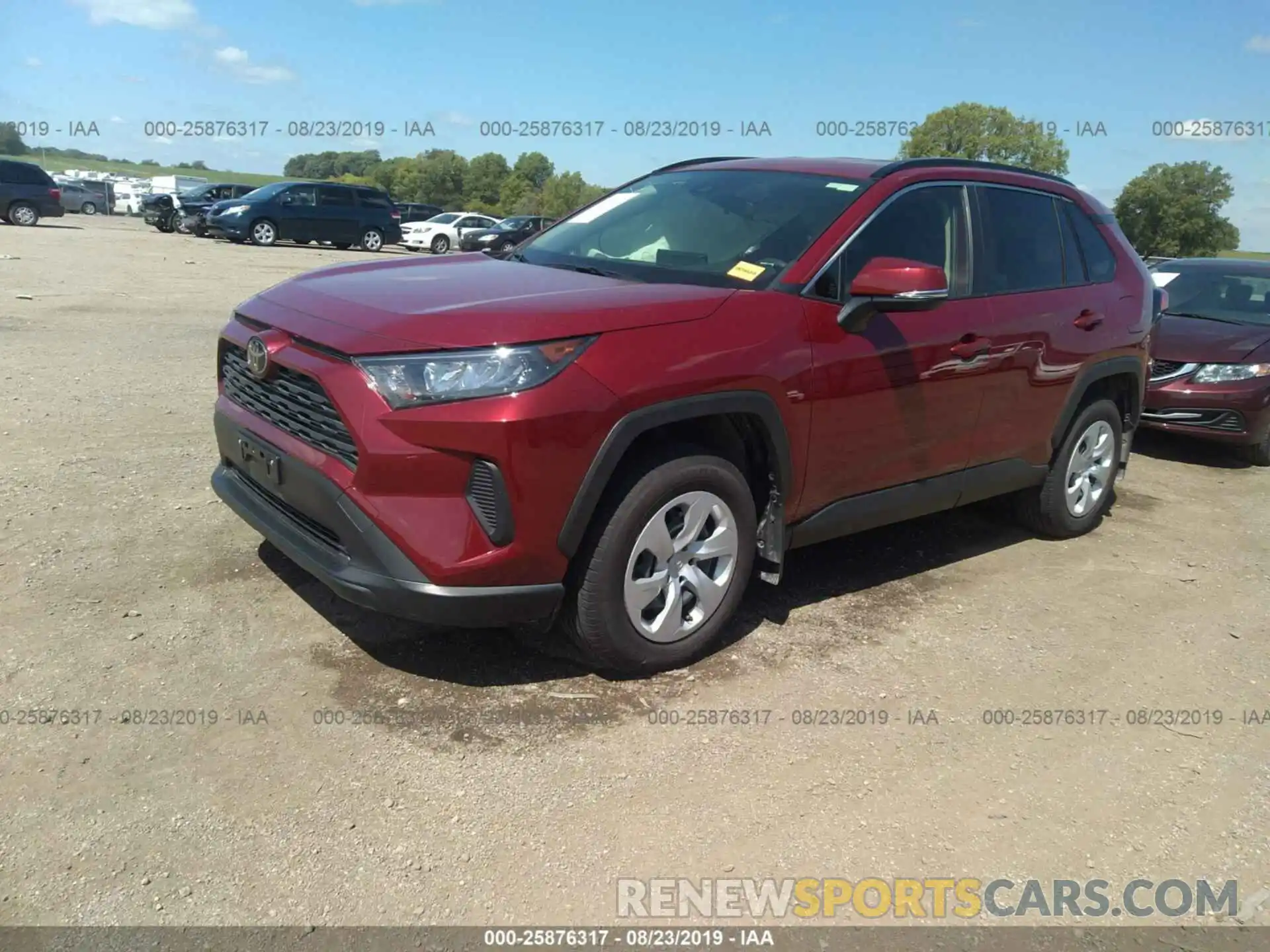 2 Фотография поврежденного автомобиля JTMG1RFV3KD010472 TOYOTA RAV4 2019