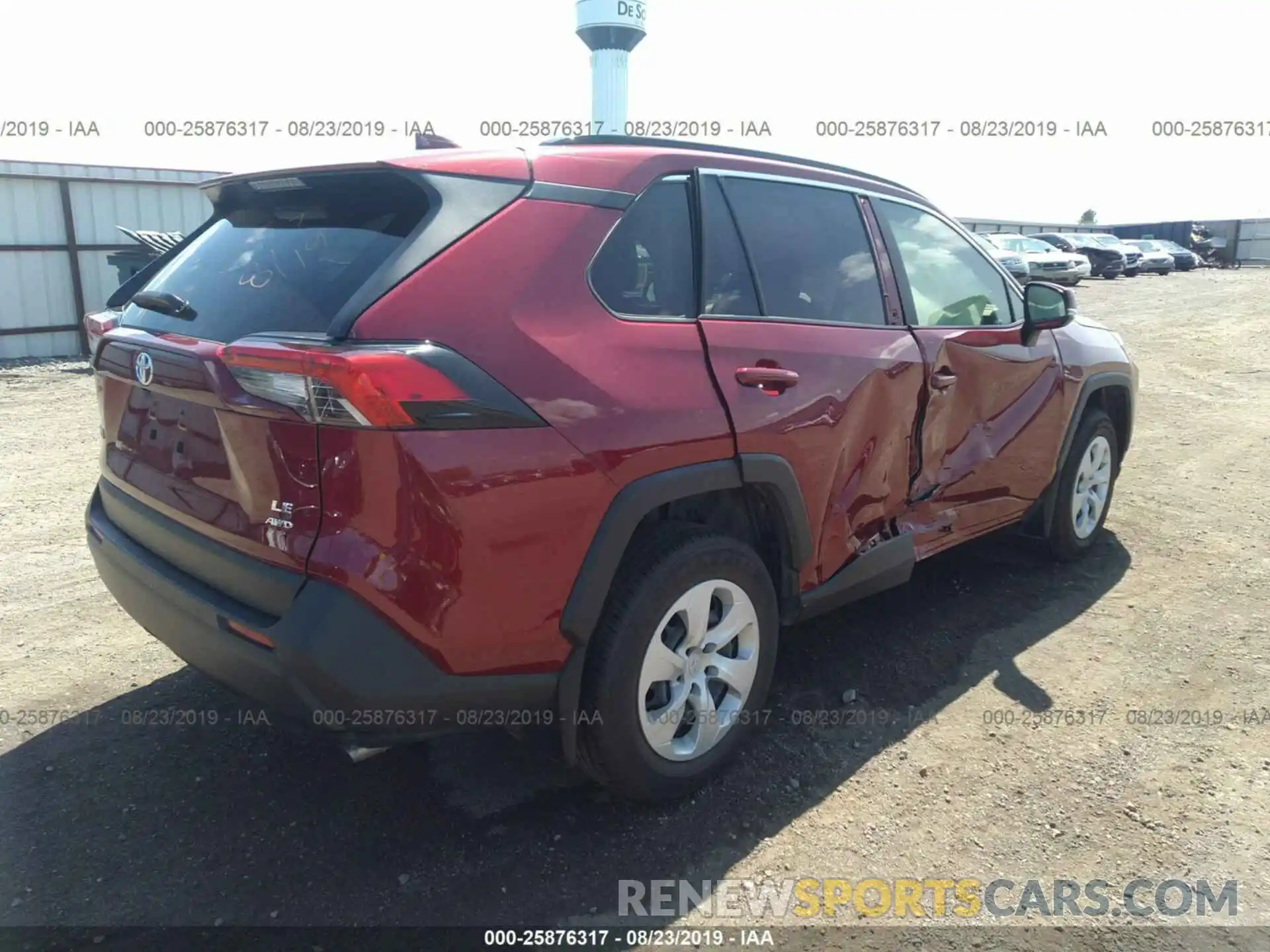 4 Фотография поврежденного автомобиля JTMG1RFV3KD010472 TOYOTA RAV4 2019