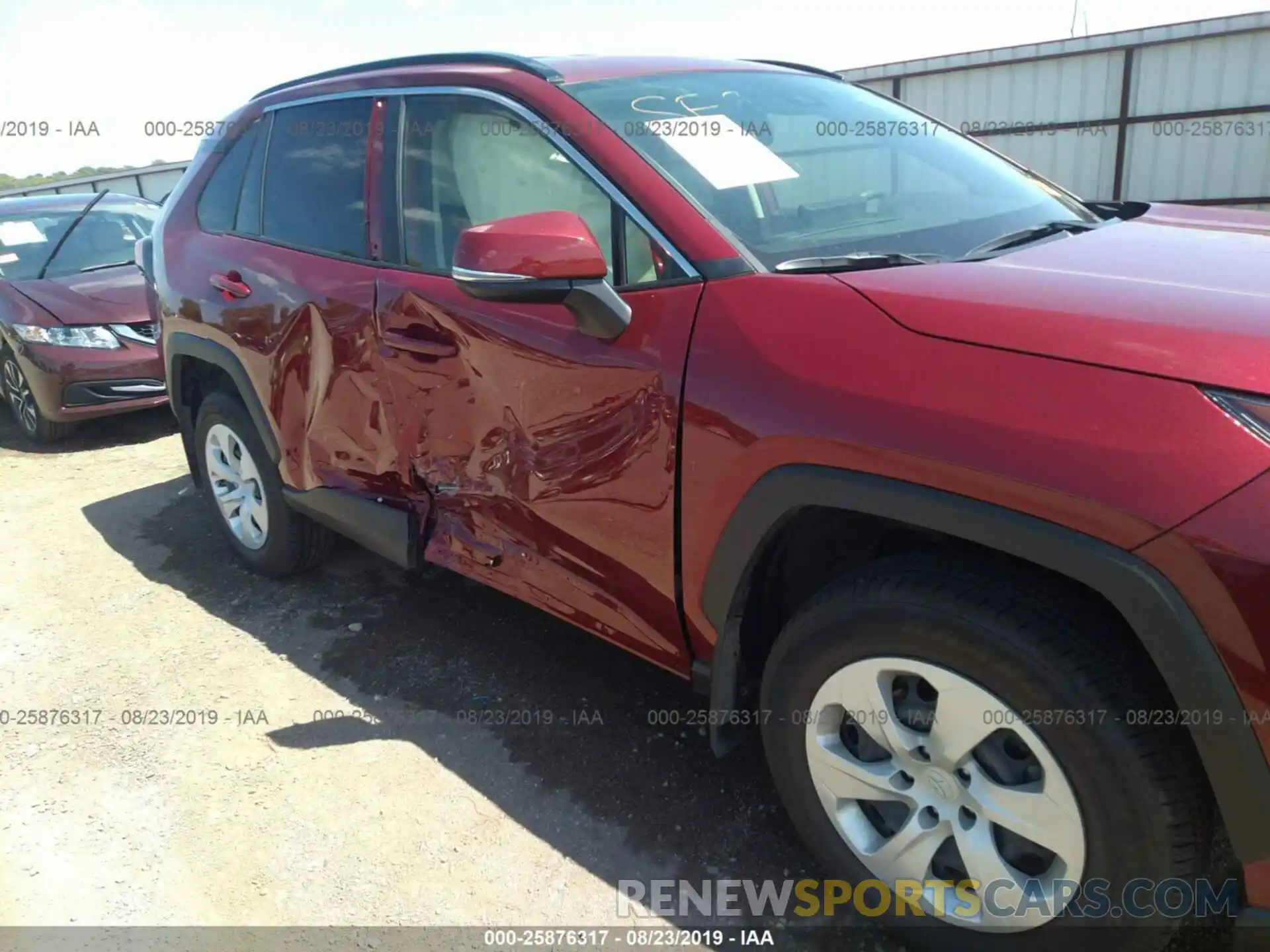 6 Фотография поврежденного автомобиля JTMG1RFV3KD010472 TOYOTA RAV4 2019