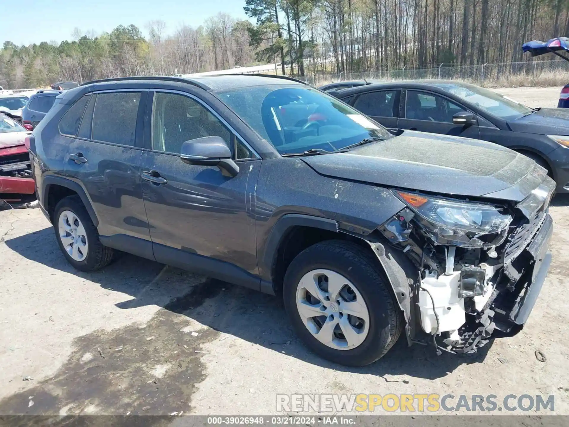 1 Photograph of a damaged car JTMG1RFV3KD016434 TOYOTA RAV4 2019