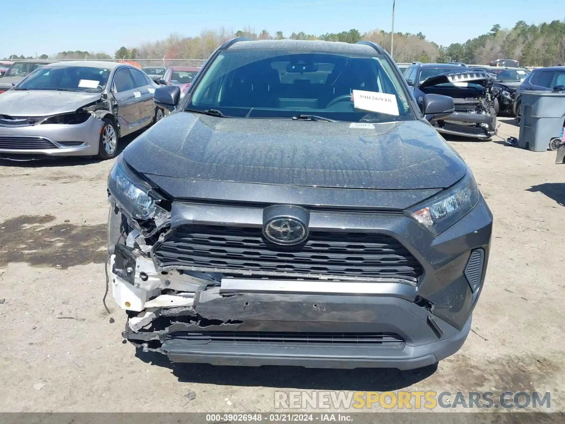 12 Photograph of a damaged car JTMG1RFV3KD016434 TOYOTA RAV4 2019