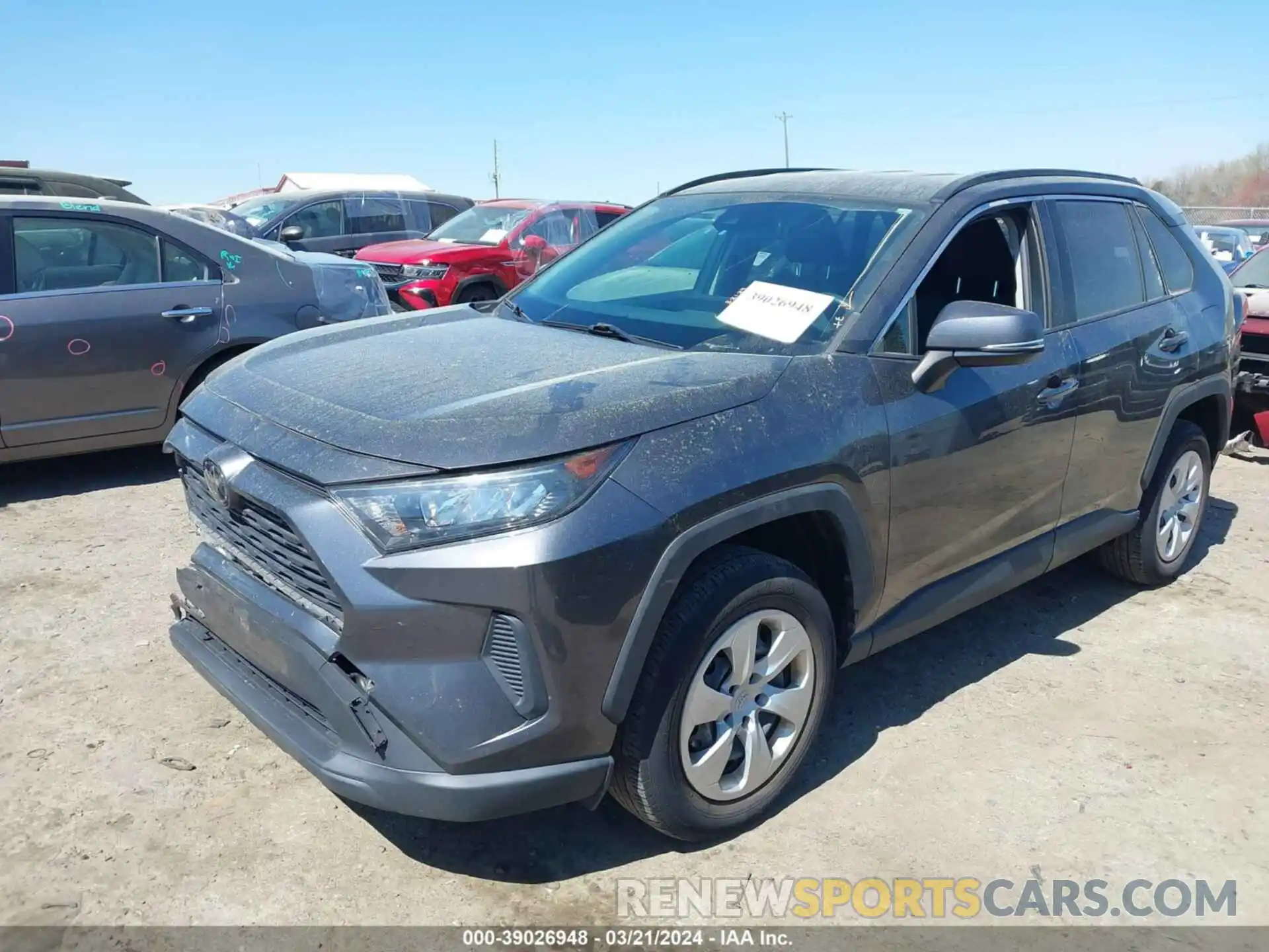 2 Photograph of a damaged car JTMG1RFV3KD016434 TOYOTA RAV4 2019