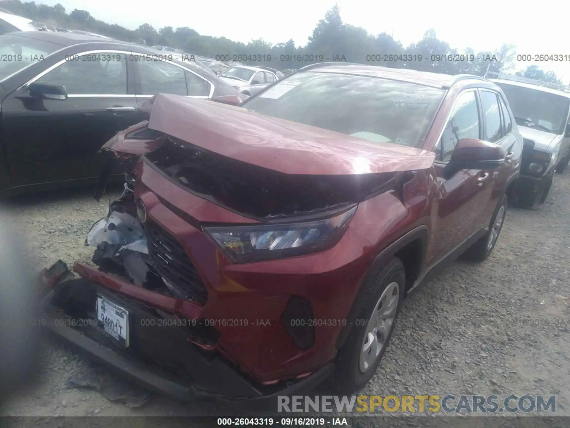 2 Photograph of a damaged car JTMG1RFV3KD022850 TOYOTA RAV4 2019