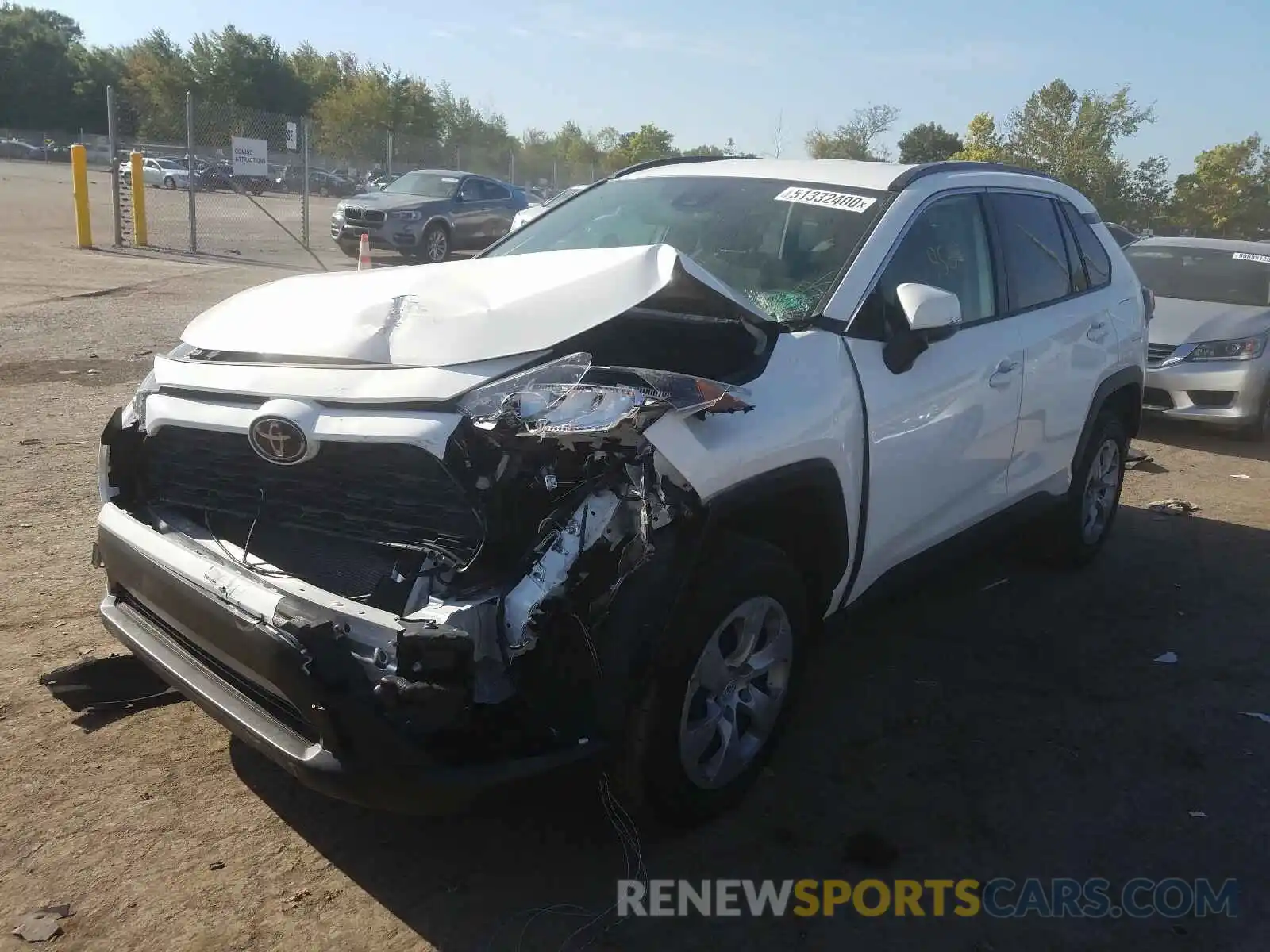 2 Photograph of a damaged car JTMG1RFV3KD047425 TOYOTA RAV4 2019