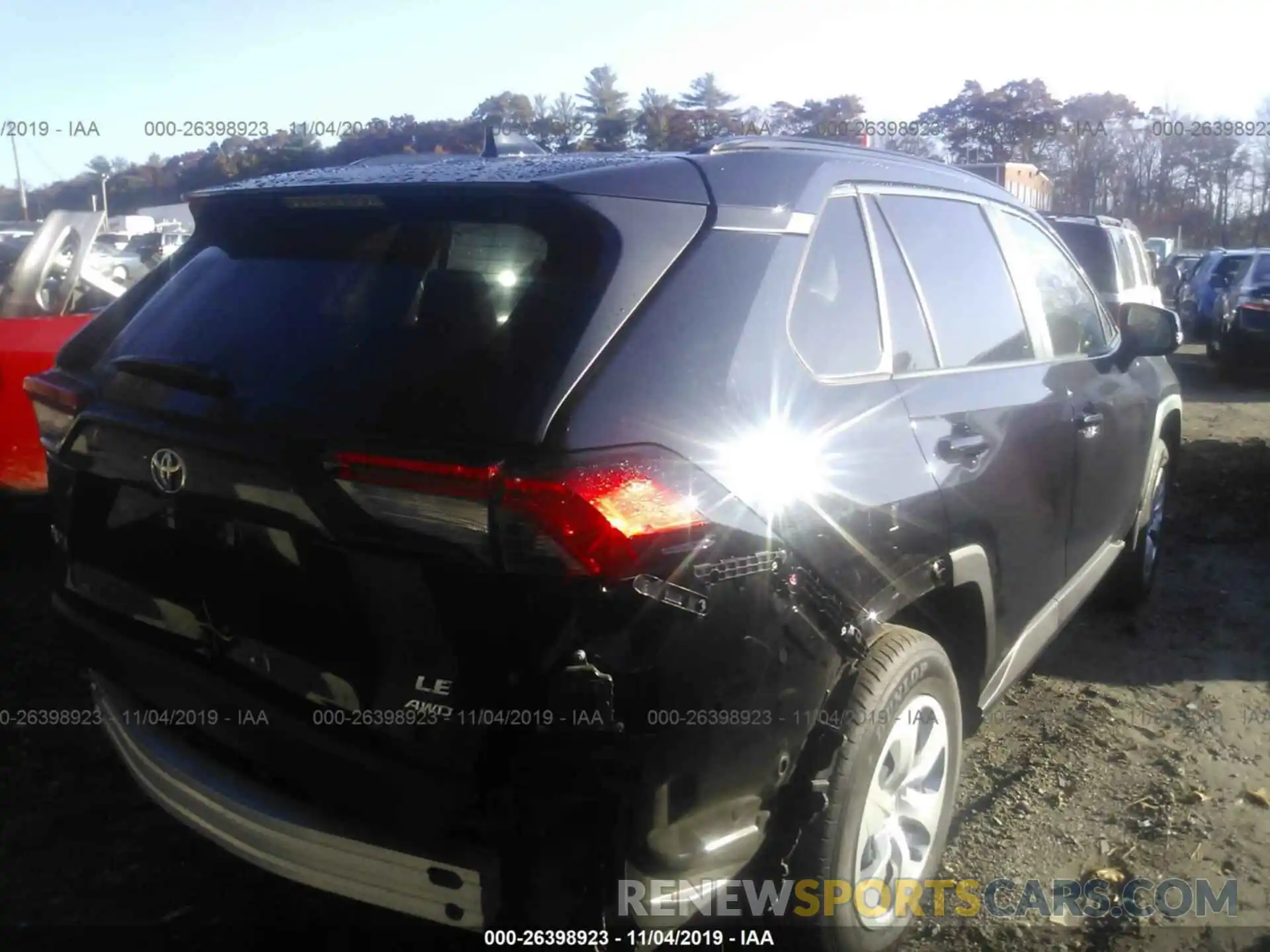 4 Photograph of a damaged car JTMG1RFV3KD506615 TOYOTA RAV4 2019