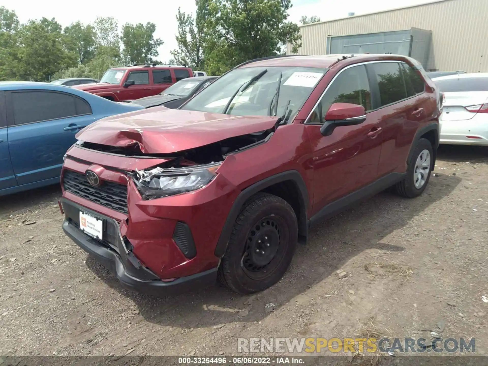 2 Фотография поврежденного автомобиля JTMG1RFV3KD508705 TOYOTA RAV4 2019