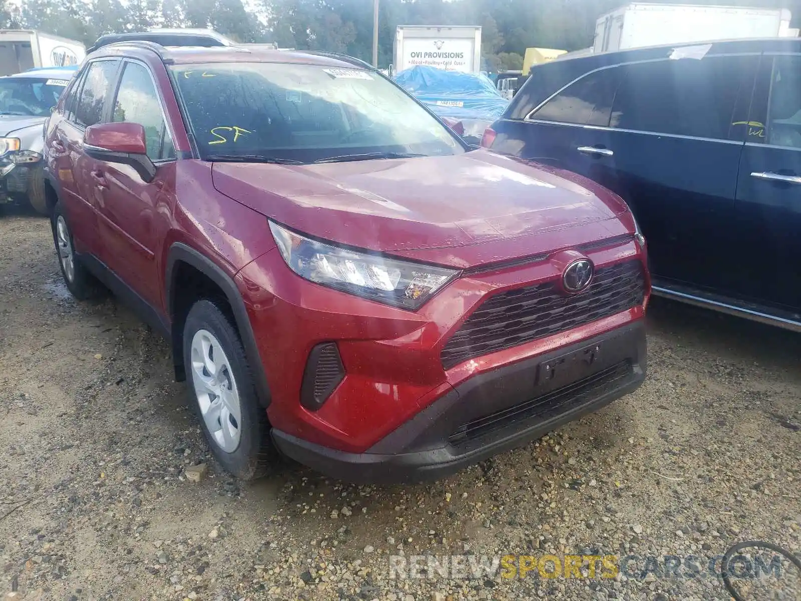 1 Photograph of a damaged car JTMG1RFV3KD510034 TOYOTA RAV4 2019