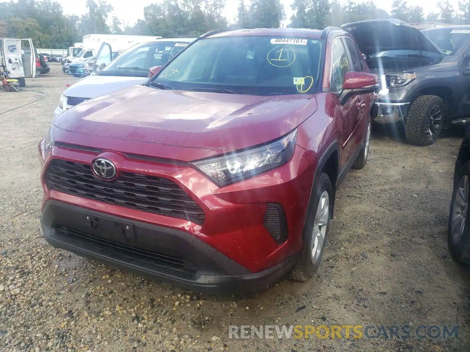 2 Photograph of a damaged car JTMG1RFV3KD510034 TOYOTA RAV4 2019