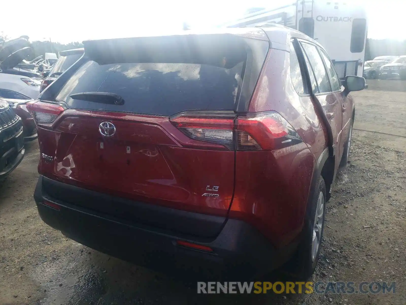 4 Photograph of a damaged car JTMG1RFV3KD510034 TOYOTA RAV4 2019