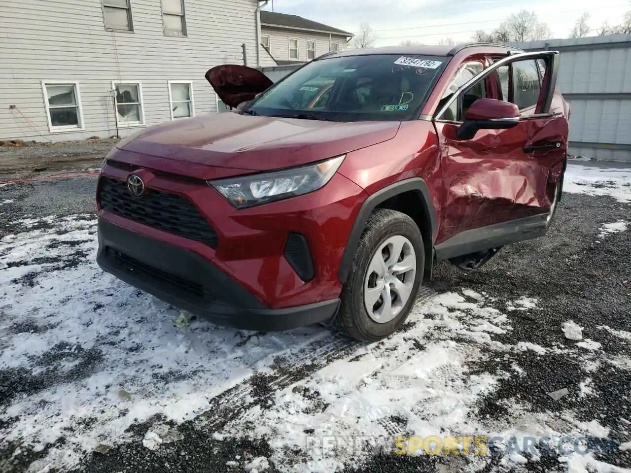 2 Фотография поврежденного автомобиля JTMG1RFV3KJ004687 TOYOTA RAV4 2019