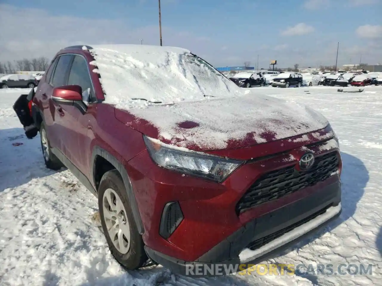 1 Photograph of a damaged car JTMG1RFV3KJ012482 TOYOTA RAV4 2019