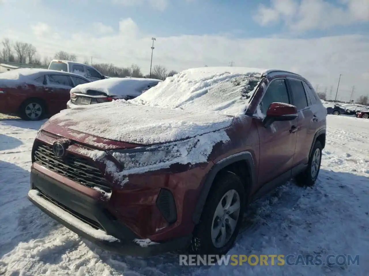 2 Photograph of a damaged car JTMG1RFV3KJ012482 TOYOTA RAV4 2019