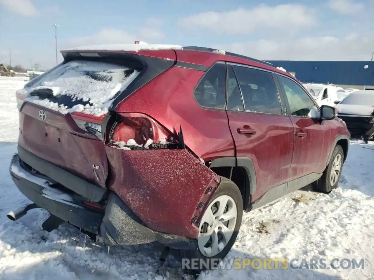 4 Photograph of a damaged car JTMG1RFV3KJ012482 TOYOTA RAV4 2019