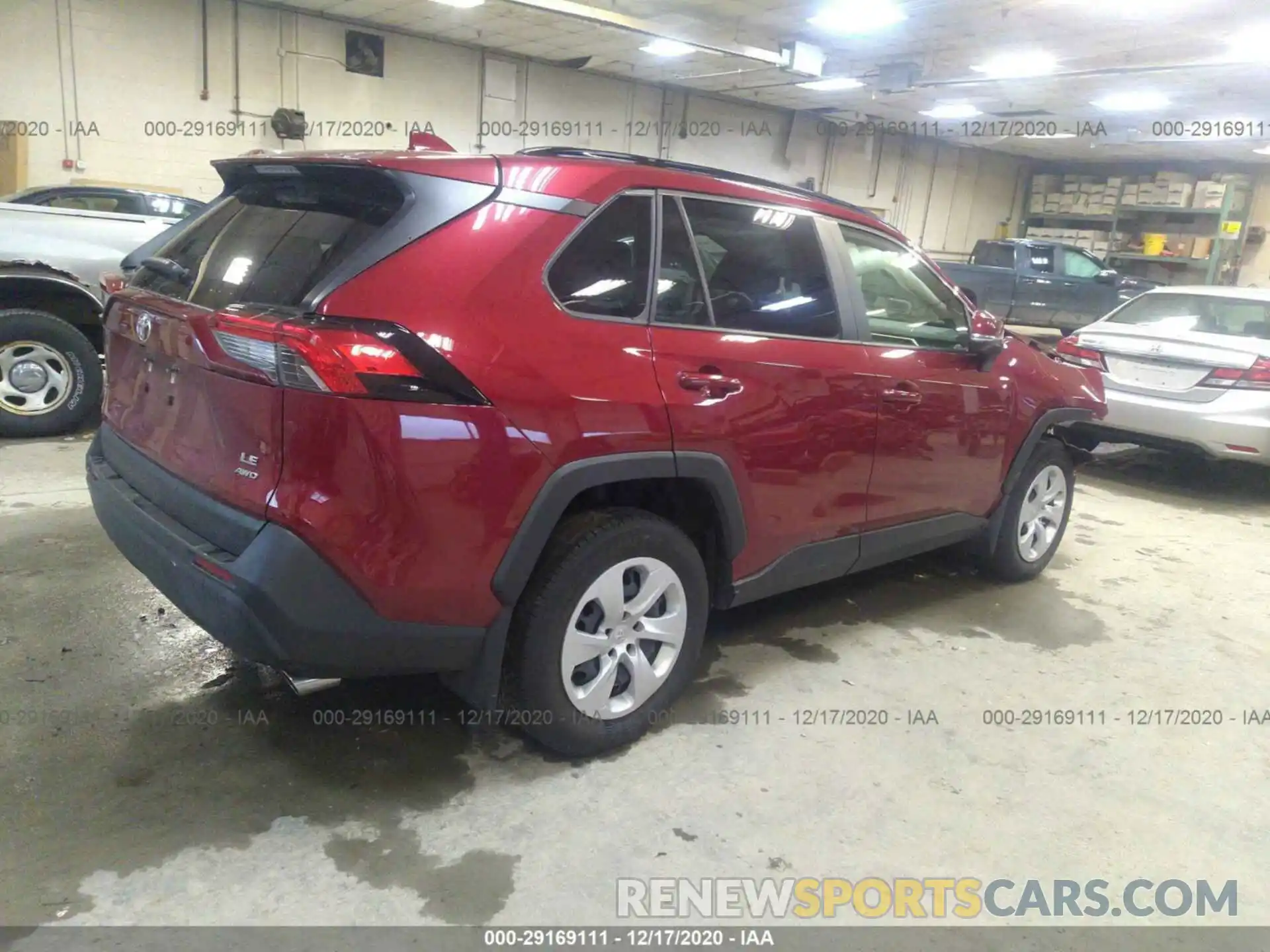 4 Photograph of a damaged car JTMG1RFV3KJ019769 TOYOTA RAV4 2019