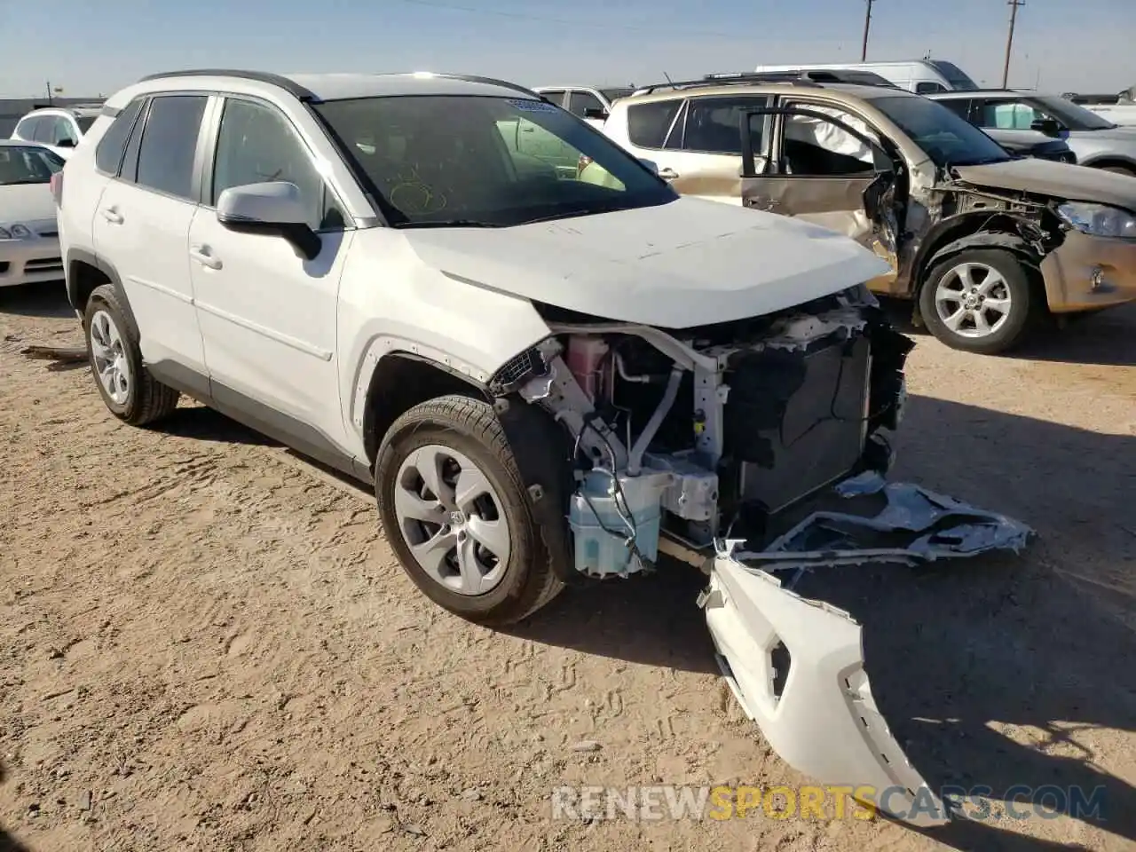 1 Photograph of a damaged car JTMG1RFV4KD009508 TOYOTA RAV4 2019