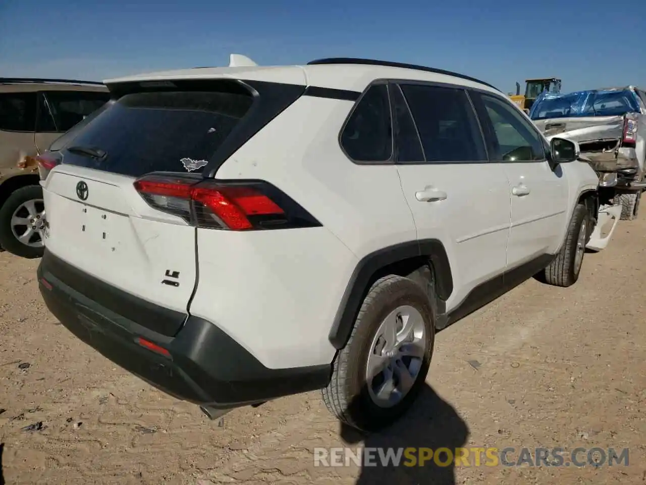 4 Photograph of a damaged car JTMG1RFV4KD009508 TOYOTA RAV4 2019