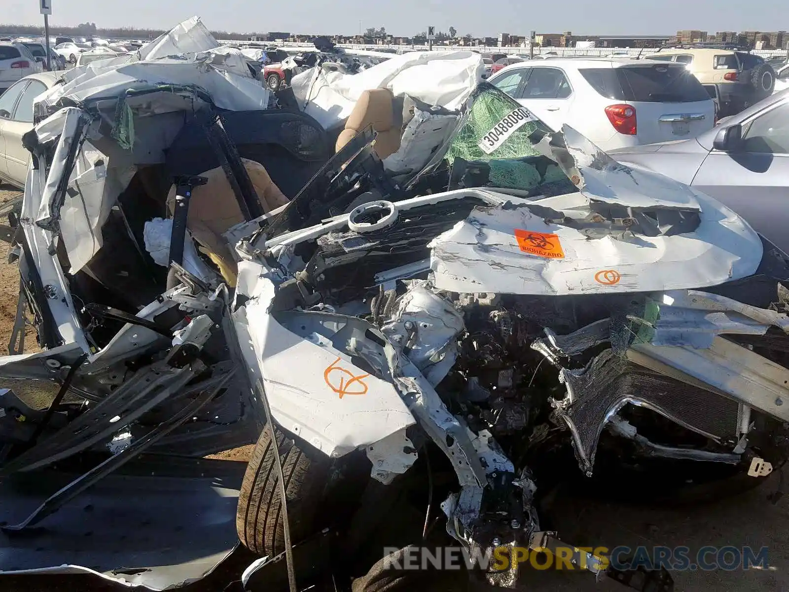 1 Photograph of a damaged car JTMG1RFV4KD026051 TOYOTA RAV4 2019