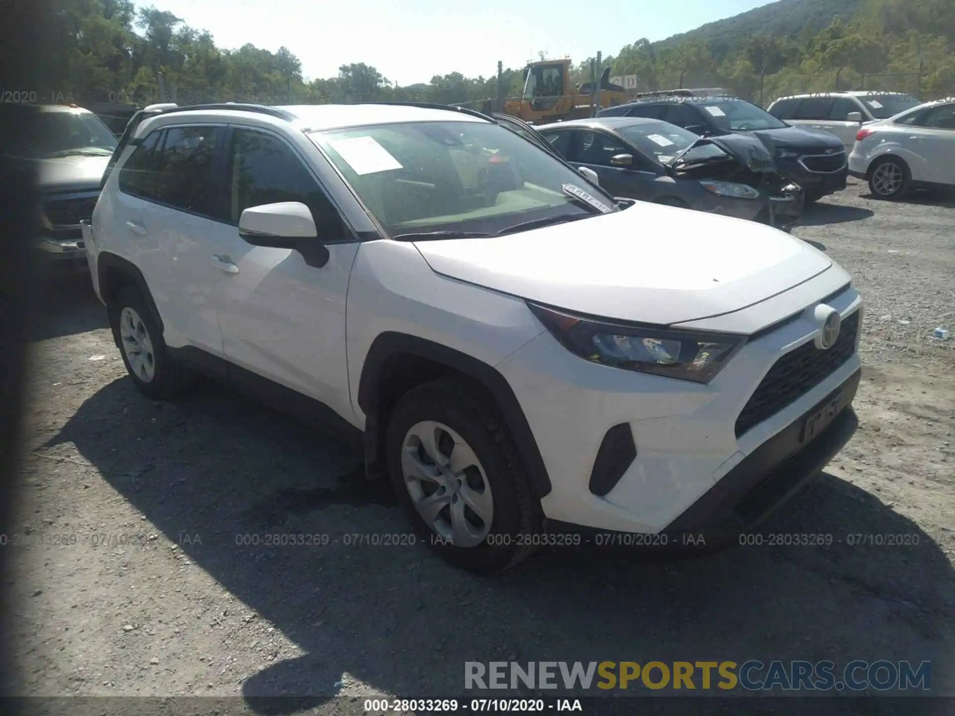 1 Photograph of a damaged car JTMG1RFV4KD033064 TOYOTA RAV4 2019