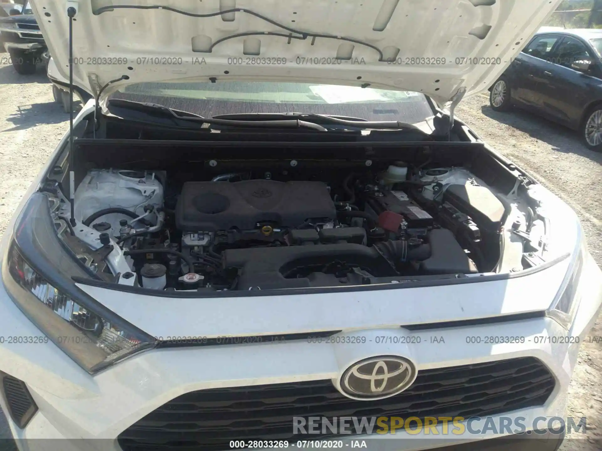 10 Фотография поврежденного автомобиля JTMG1RFV4KD033064 TOYOTA RAV4 2019