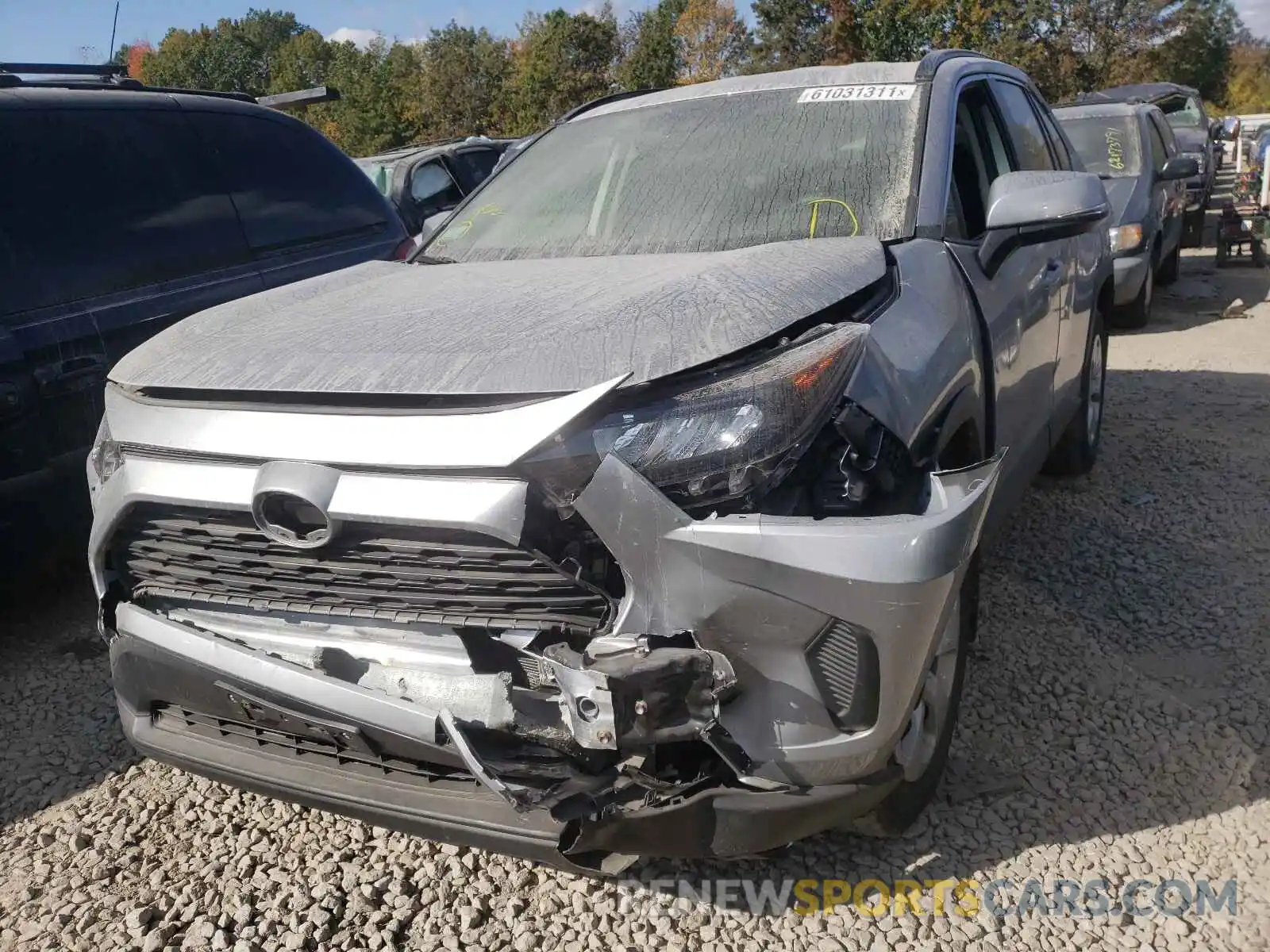 2 Photograph of a damaged car JTMG1RFV4KD039298 TOYOTA RAV4 2019