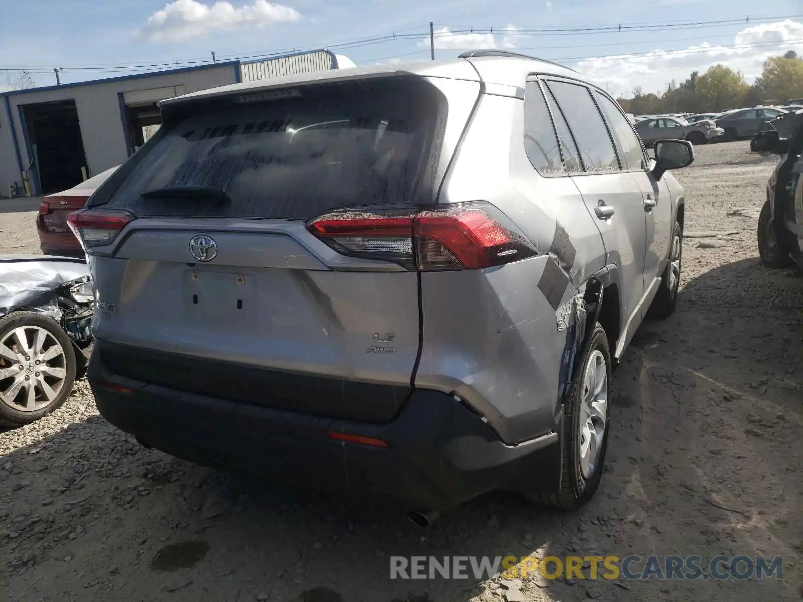 4 Photograph of a damaged car JTMG1RFV4KD039298 TOYOTA RAV4 2019