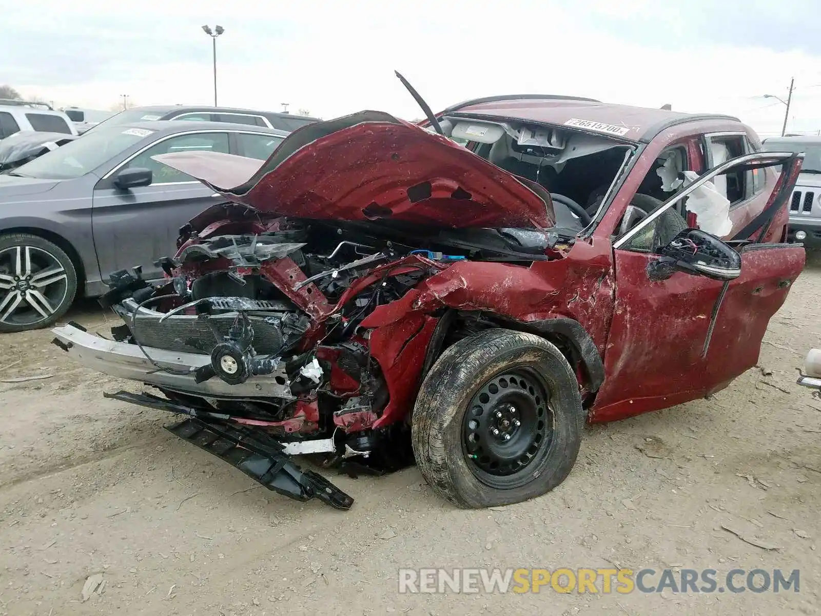 2 Photograph of a damaged car JTMG1RFV4KD501004 TOYOTA RAV4 2019