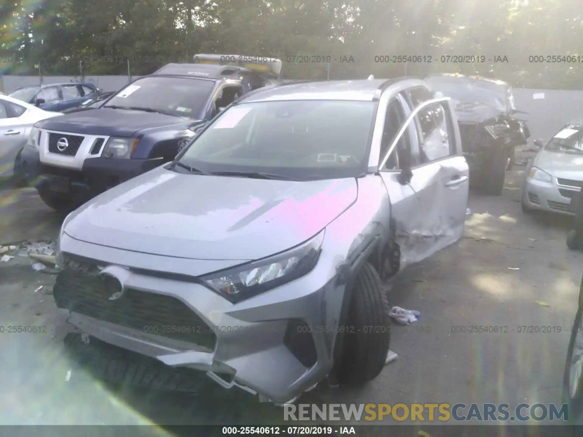 2 Photograph of a damaged car JTMG1RFV4KD502251 TOYOTA RAV4 2019