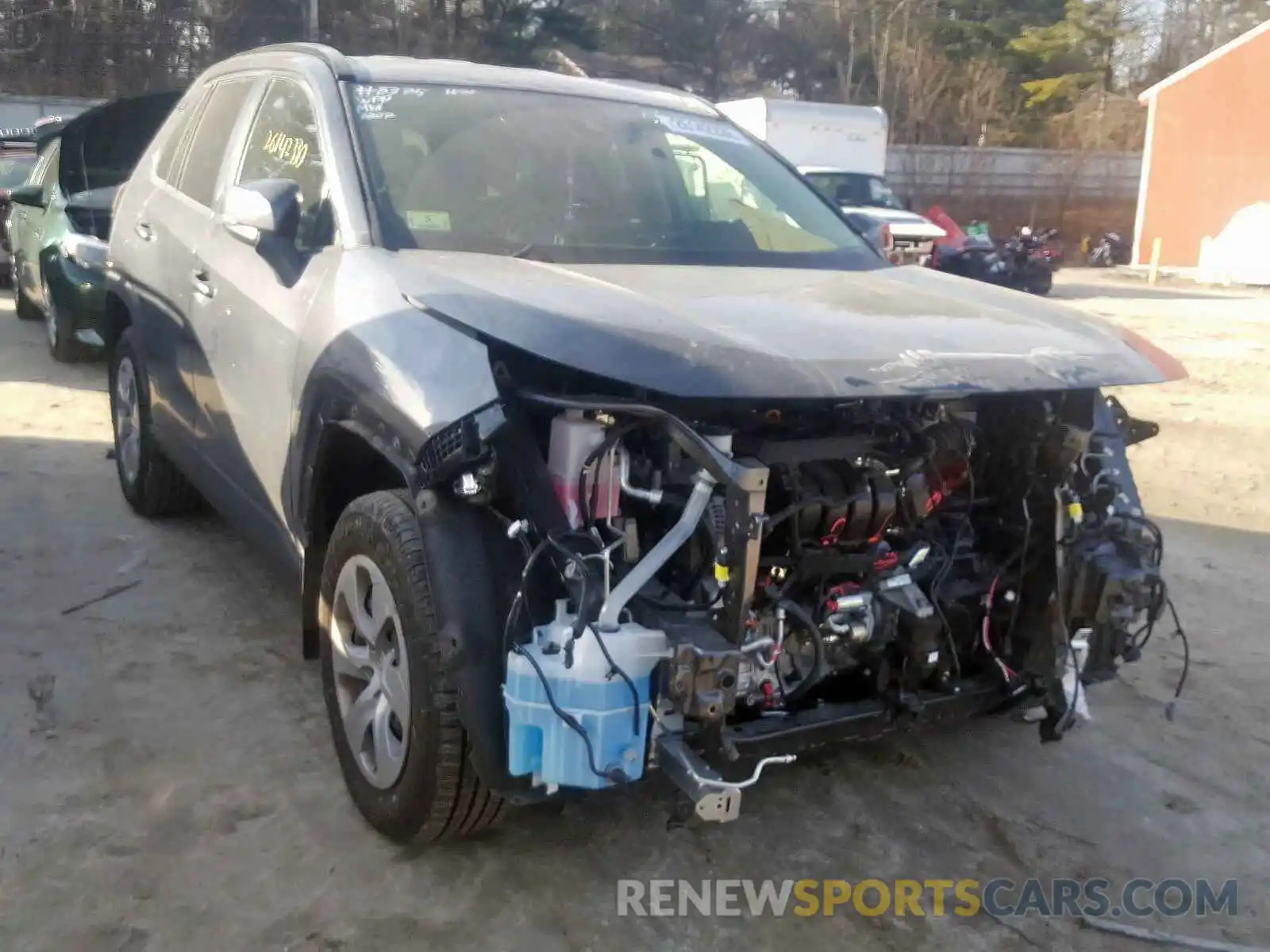 1 Photograph of a damaged car JTMG1RFV4KD518207 TOYOTA RAV4 2019