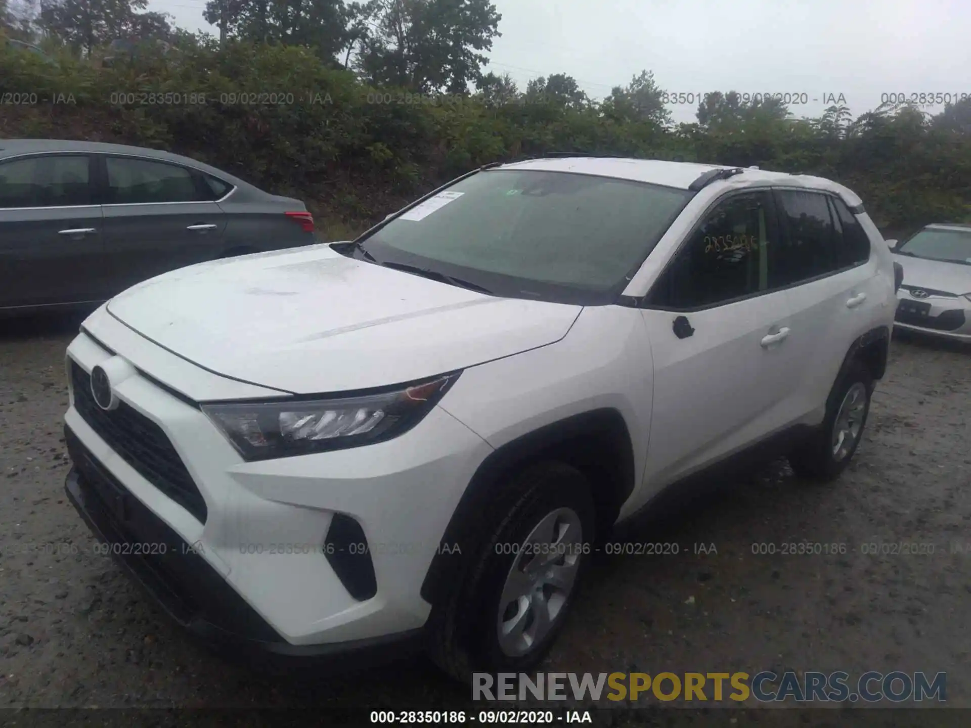 2 Photograph of a damaged car JTMG1RFV4KJ012099 TOYOTA RAV4 2019