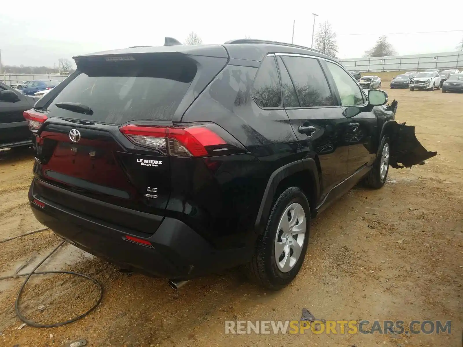 4 Photograph of a damaged car JTMG1RFV4KJ012281 TOYOTA RAV4 2019