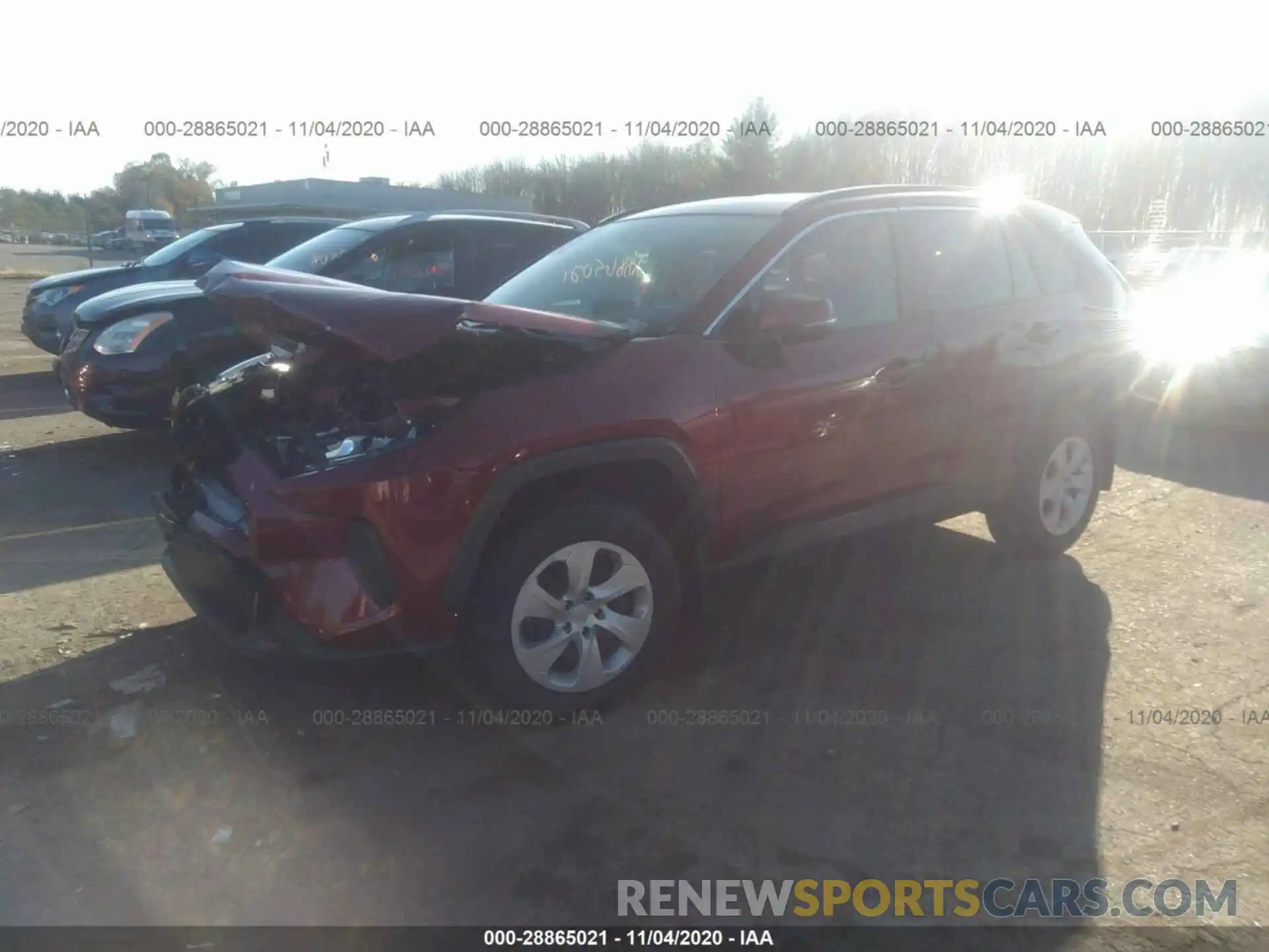 2 Photograph of a damaged car JTMG1RFV5KD002860 TOYOTA RAV4 2019