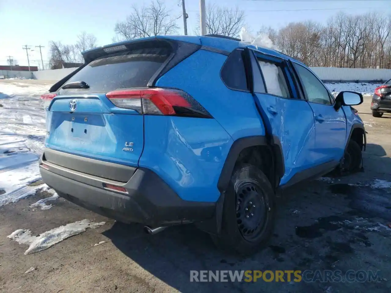 4 Photograph of a damaged car JTMG1RFV5KD003975 TOYOTA RAV4 2019