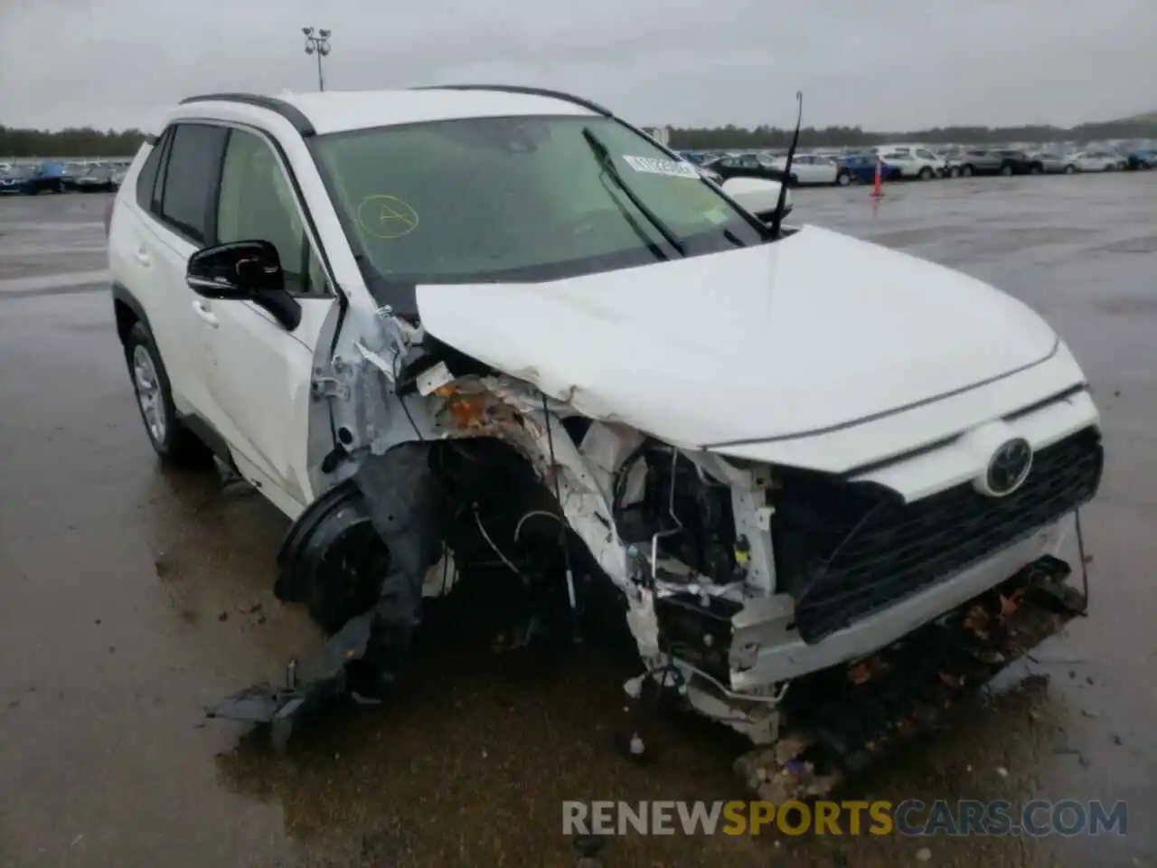 1 Photograph of a damaged car JTMG1RFV5KD005290 TOYOTA RAV4 2019