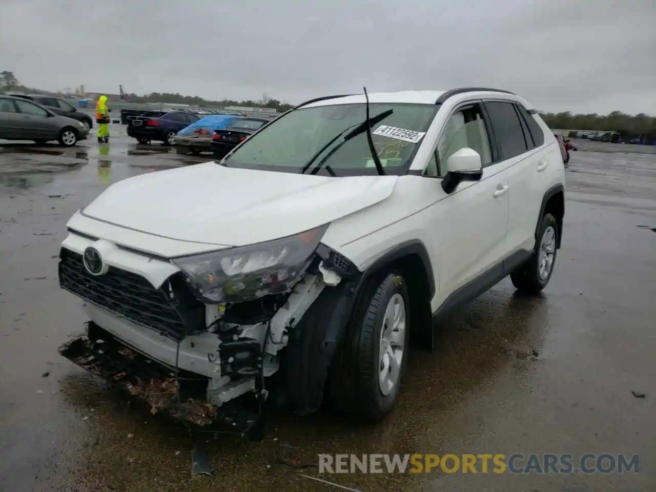 2 Photograph of a damaged car JTMG1RFV5KD005290 TOYOTA RAV4 2019