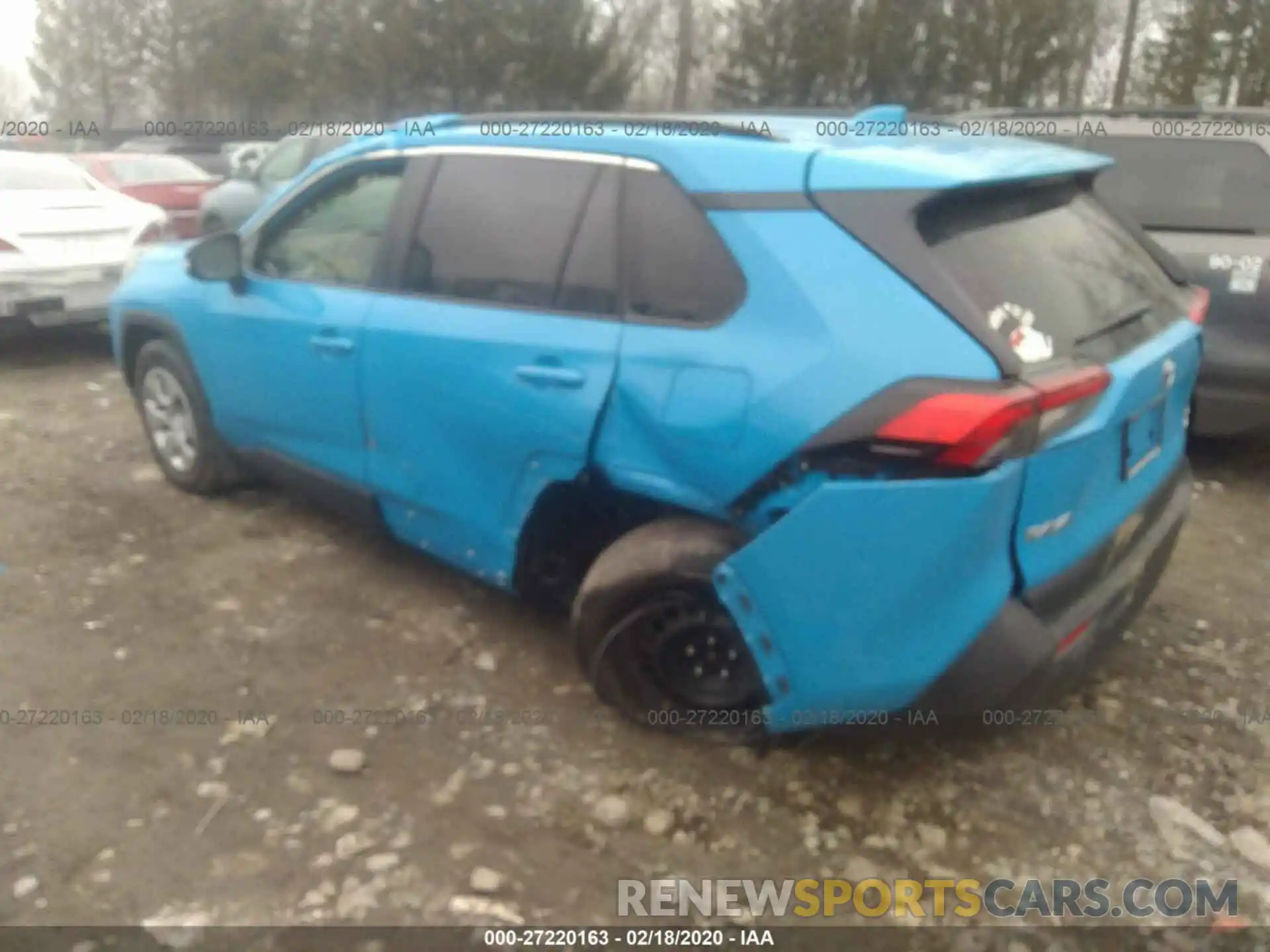 3 Фотография поврежденного автомобиля JTMG1RFV5KD007167 TOYOTA RAV4 2019