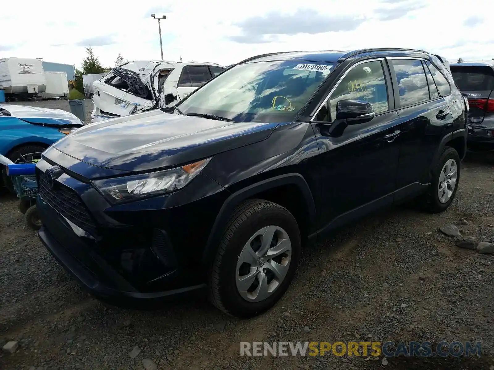 2 Фотография поврежденного автомобиля JTMG1RFV5KD021912 TOYOTA RAV4 2019