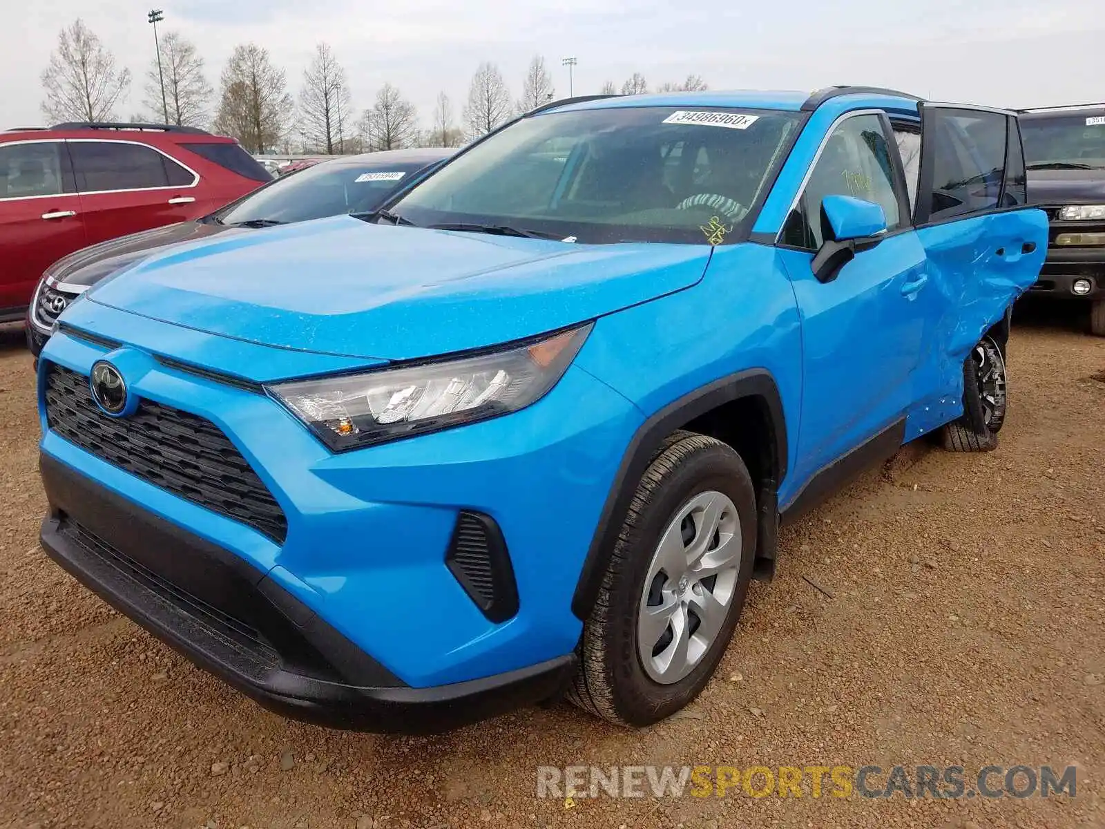 2 Фотография поврежденного автомобиля JTMG1RFV5KD023174 TOYOTA RAV4 2019