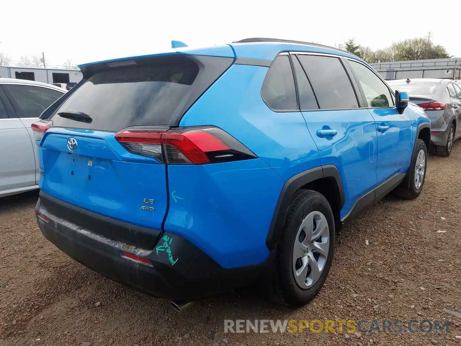 4 Фотография поврежденного автомобиля JTMG1RFV5KD023174 TOYOTA RAV4 2019