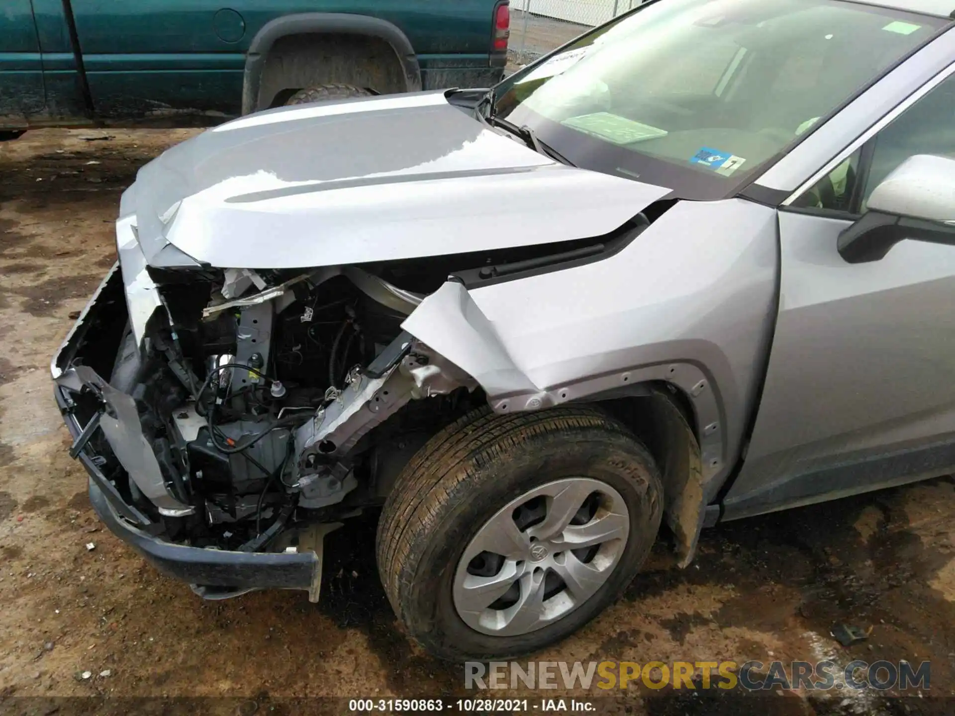 6 Photograph of a damaged car JTMG1RFV5KD033624 TOYOTA RAV4 2019