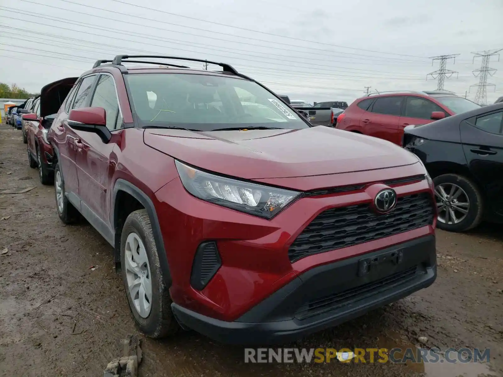 1 Photograph of a damaged car JTMG1RFV5KD034062 TOYOTA RAV4 2019